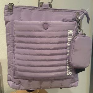 Steve Madden Purple Lavender backpack NWT